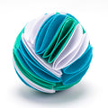 ForageOrb foldable fleece snuffle ball for dogs with layered pockets for nose work and mental enrichment