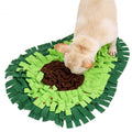 ScentGrove snuffle mat for dogs with dense fleece strips for nose work foraging and mental enrichment