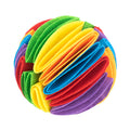 ForageOrb foldable fleece snuffle ball for dogs with layered pockets for nose work and mental enrichment