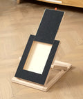 GroundWork Nail Board with the scratch panel slid open to show the treat window